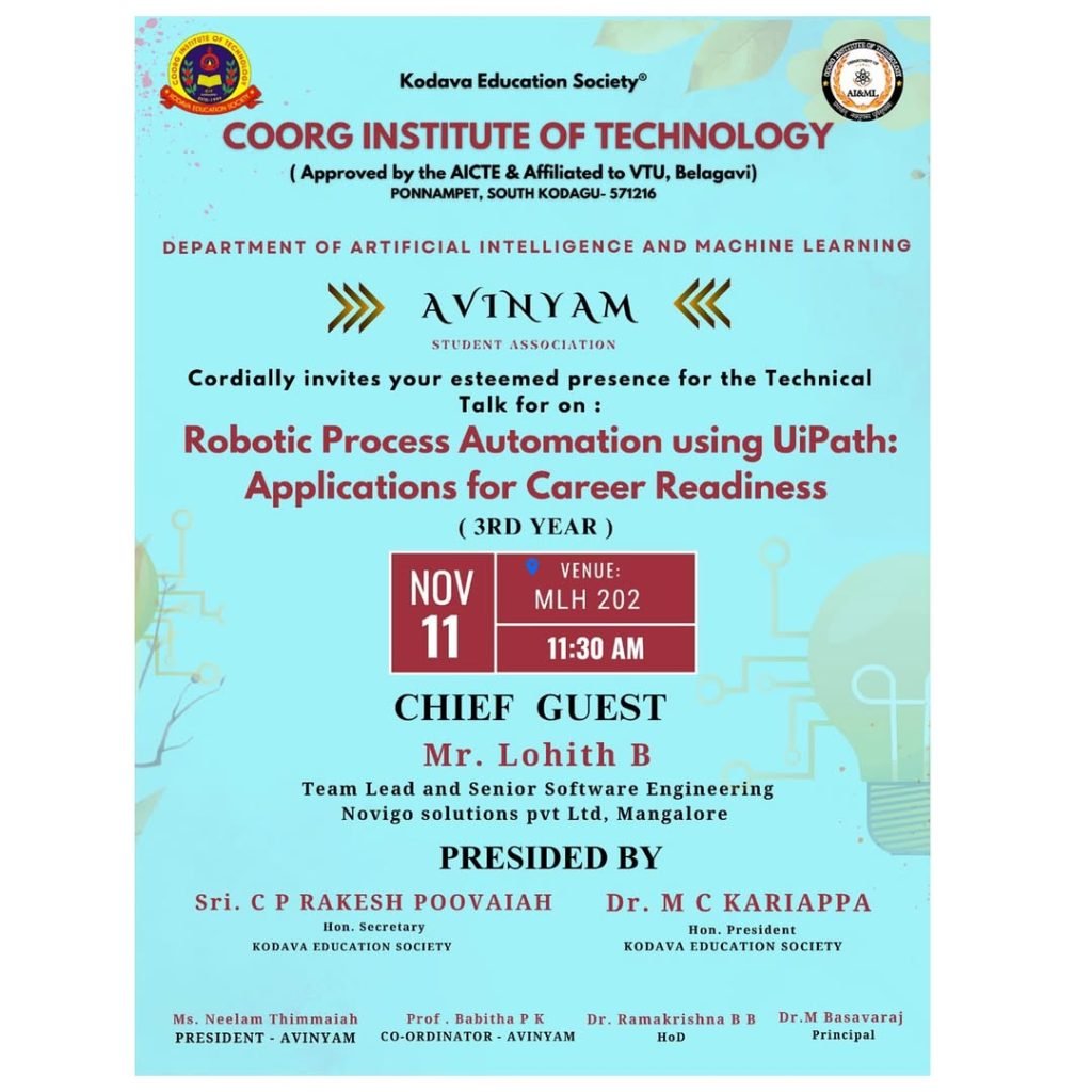 Technical Talk on Robotic Process Automation using UiPath